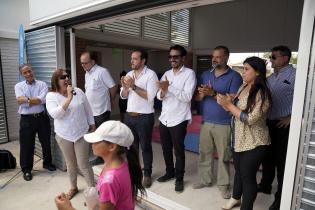 Inauguración de obras en la ex Plaza nro 10 