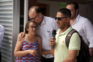 Inauguración de obras en la ex Plaza nro 10 