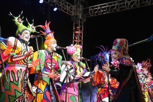 Desfile inaugural del Carnaval en las Canteras del Parque Rodó Desfile inaugural del Carnaval en las Canteras del Parque Rodó