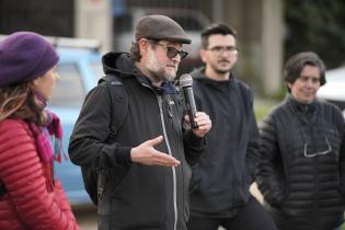 Asamblea con vecinos del barrio Cauceglia