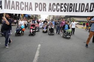 Marcha por accesibilidad 2019