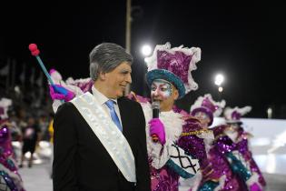 Desfile inaugural del Carnaval en las Canteras del Parque Rodó