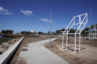 Avance de obras en el Parque Multi-Deportivo Débora Céspedes