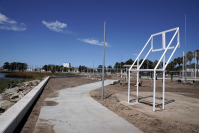 Avance de obras en el Parque Multi-Deportivo Débora Céspedes