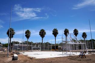 Avance de obras en el Parque Multi-Deportivo Débora Céspedes Avance de obras en el Parque Multi-Deportivo Débora Céspedes