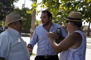 Recorrida por obras en barrio Pablo Estramín Recorrida por obras en barrio Pablo Estramín