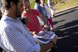 Recorrida por obras en barrio Pablo Estramín Recorrida por obras en barrio Pablo Estramín