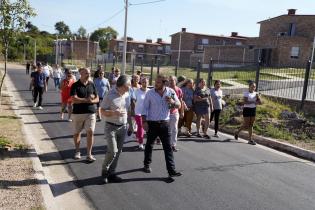 Recorrida por obras en barrio Pablo Estramín Recorrida por obras en barrio Pablo Estramín