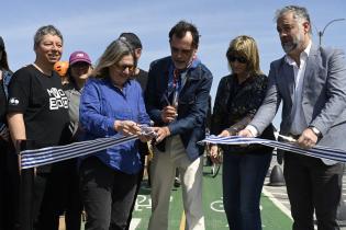 Inauguración de la ciclovía de la Rambla Inauguración de la ciclovía de la Rambla