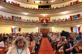 Actuación de la Comedia Nacional en Tenerefi, España Actuación de la Comedia Nacional en Tenerefi, España