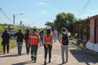 Recorrida en barrio La Carbonera