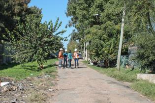 Recorrida en barrio La Carbonera