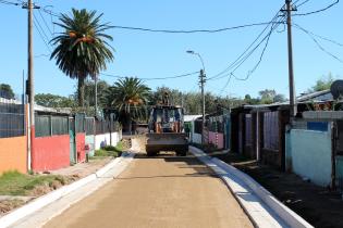 Obras en el barrio Marconi