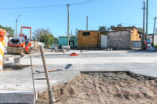 Obras en el barrio Marconi