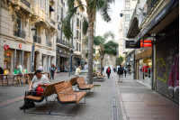 Cambios en el mobiliario urbano de la Ciudad Vieja