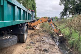 Intervenciones en zonas afectadas por las inundaciones