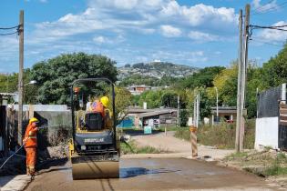 Obras de infraestructura en barrios Juventud 14 y Las Cañas en el marco del Plan ABC Territorio