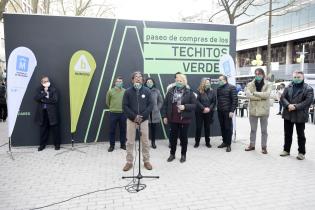 Inauguración de paseo de compras Techitos Verdes