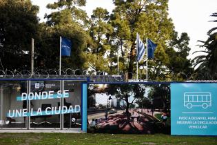 Presentación del Centro de información sobre túnel en Av. Italia