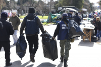 Operativo de incautación de mercadería en feria