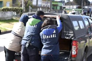 Operativo de incautación de mercadería en feria