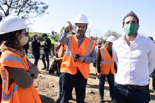 Recorrida por obras en Ecoparque Idea Vilariño Recorrida por obras en Ecoparque Idea Vilariño