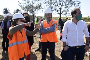 Recorrida por obras en Ecoparque Idea Vilariño Recorrida por obras en Ecoparque Idea Vilariño
