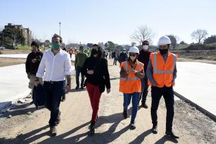 Recorrida por obras en Ecoparque Idea Vilariño Recorrida por obras en Ecoparque Idea Vilariño