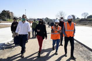 Recorrida por obras en  Ecoparque Idea Vilariño