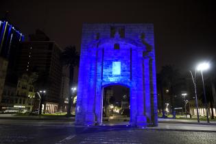 Iluminación monumentos de Montevideo