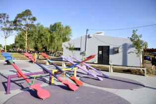 Inauguración de obras en Ex Plaza N°16