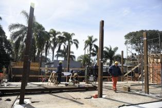 Registro de obras en Parque de la Amistad