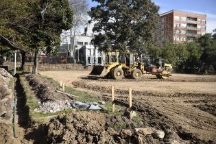 Registro de obras en Parque de la Amistad