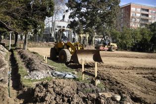 Registro de obras en Parque de la Amistad