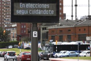 Reloj informativo Intendencia de Montevideo