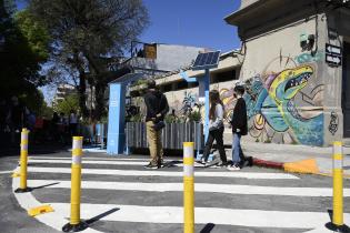 Estación de descanso para trabajadores de reparto a domicilio 