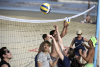 Actividades deportivas en la playa del Buceo