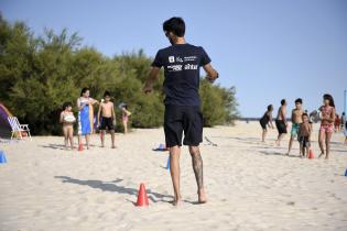 Actividades deportivas en la Playa Malvin