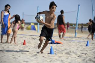 Actividades deportivas en la Playa Malvin