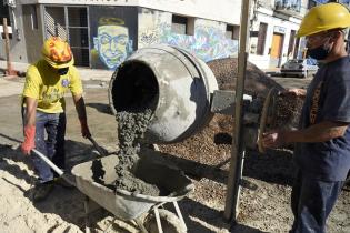 Obras en Plaza Larocca Obras en Plaza Larocca