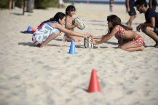 Actividades deportivas en la Playa Malvin