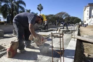Obras en Plaza Larocca Obras en Plaza Larocca