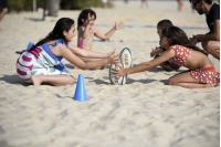 Actividades deportivas en la Playa Malvin