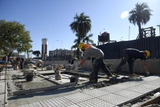 Obras en Plaza Larocca Obras en Plaza Larocca