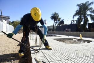Obras en Plaza Larocca Obras en Plaza Larocca