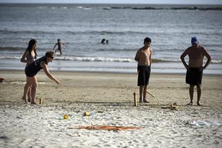 Actividades deportivas en la Playa Malvin