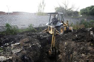 Limpieza en el barrio Aquiles Lanza