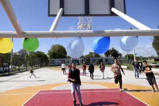 Inauguración de espacio deportivo El Campito-CEC Casavalle