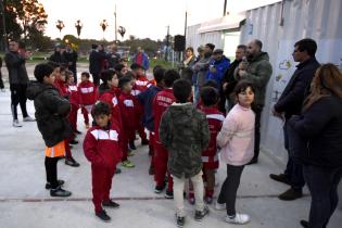 Inauguración de Salí jugando en club Ciclón