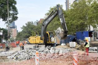 Obras en túnel Avenida Italia